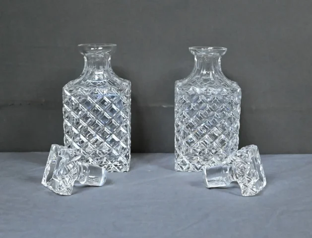 Cave à Liqueur en Bronze & Cristal – Fin XIXe