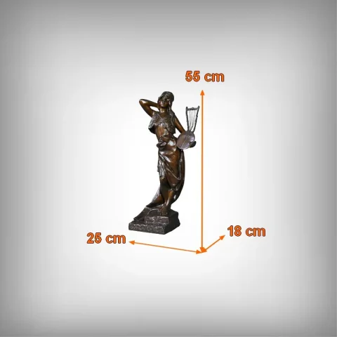 BRONZE STATUETTE signed E. VILLANIS
