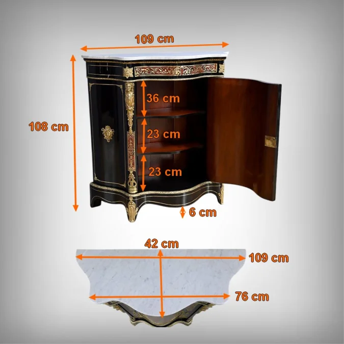 NAPOLEON III PERIOD CABINET