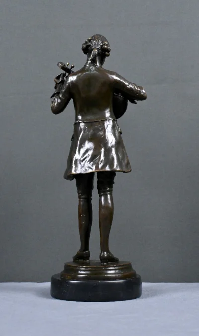 Bronze « Mozart accordant son Violon » – XXe