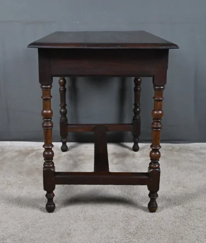 Small Oak Bureau Table, Louis XIV style – 2nd half of the 19th century