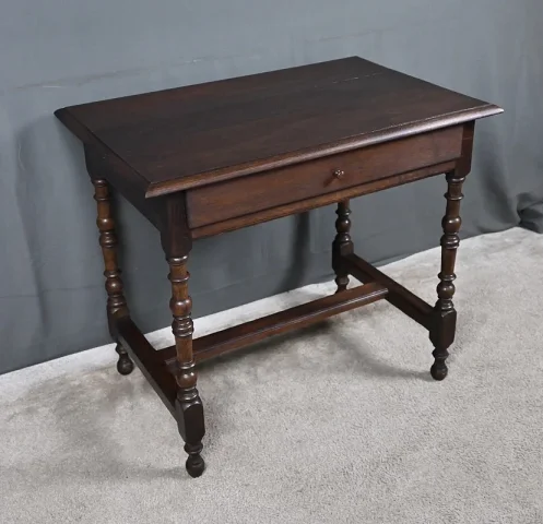 Small Oak Bureau Table, Louis XIV style – 2nd half of the 19th century