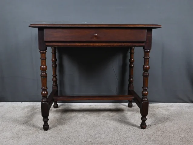 Small Oak Bureau Table, Louis XIV style – 2nd half of the 19th century