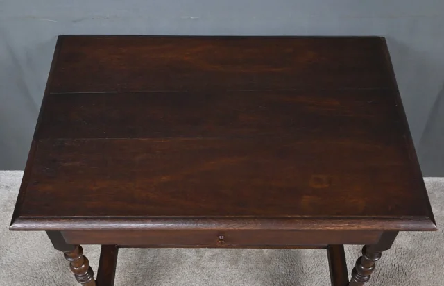 Small Oak Bureau Table, Louis XIV style – 2nd half of the 19th century