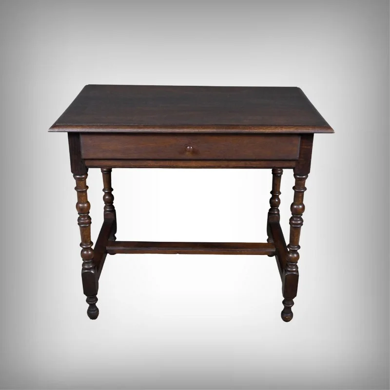 Kleiner Eichen-Schreibtisch, Louis-XIV-Stil – 2. Hälfte 19. Jahrhundert