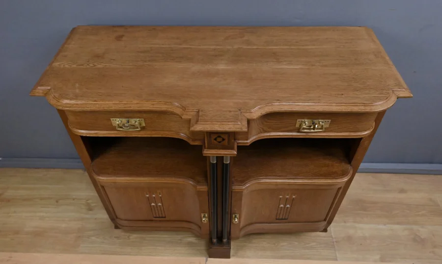 Buffet Desserte en Chêne, style Gustave Serrurier-Bovy, Art Déco – 1930