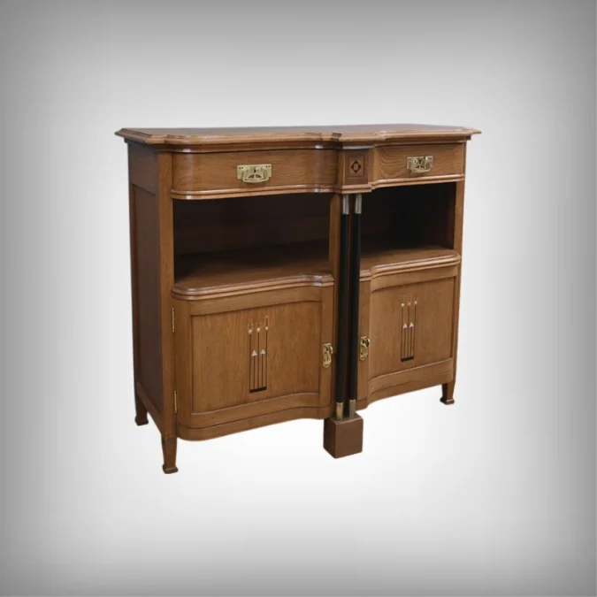 Buffet Desserte en Chêne, style Gustave Serrurier-Bovy, Art Déco – 1930