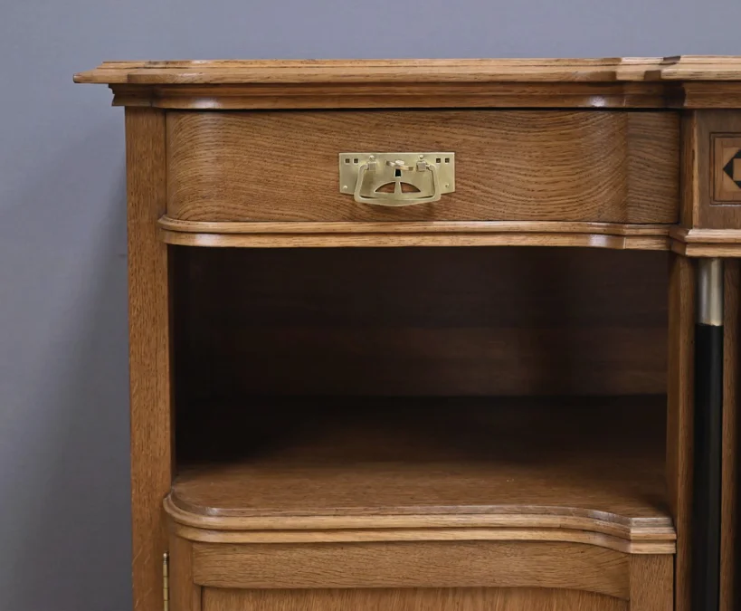 Buffet Desserte en Chêne, style Gustave Serrurier-Bovy, Art Déco – 1930