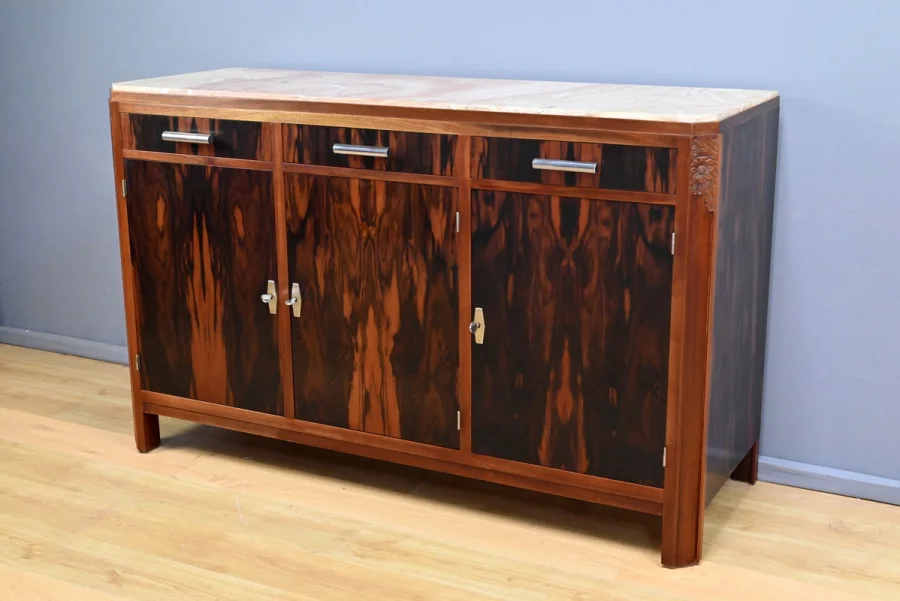 Enfilade en Acajou et Palissandre, Art Déco – 1940