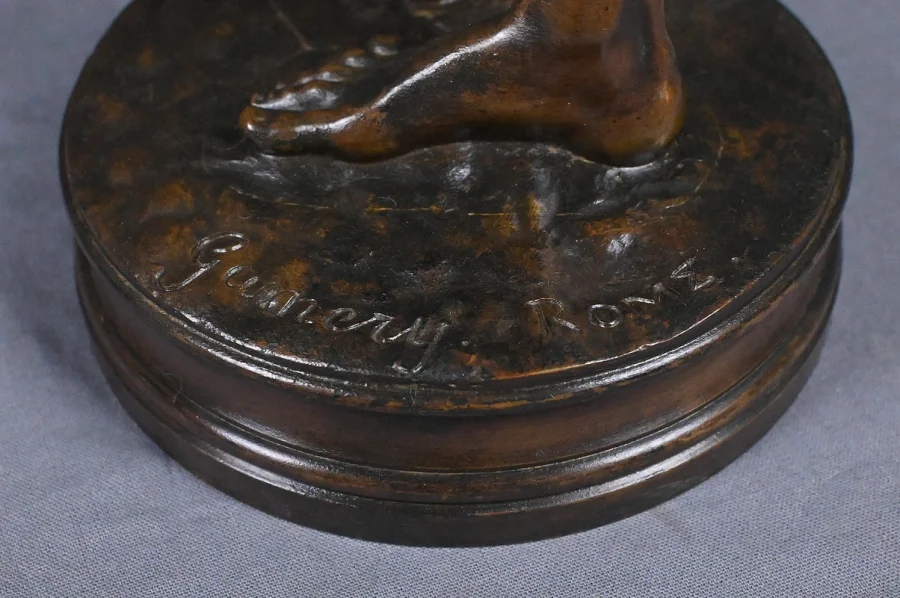 Important Bronze « Faune jouant avec un Chevreau » signé Gumery – 2ème partie XIXe