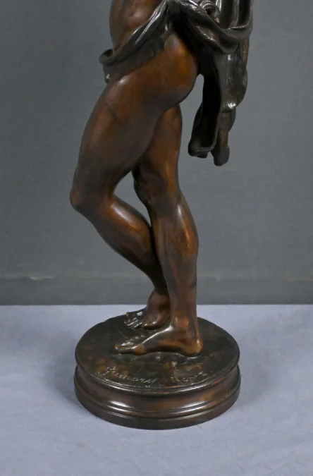 Important Bronze « Faune jouant avec un Chevreau » signé Gumery – 2ème partie XIXe