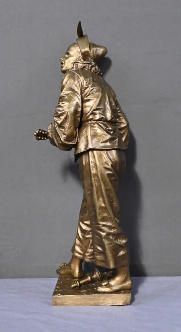 Bronze « Au Clair de la Lune » signé Bouret – Fin XIXe