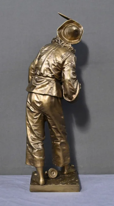 Bronze « Au Clair de la Lune » signé Bouret – Fin XIXe