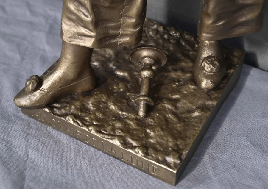 Bronze « Au Clair de la Lune » signé Bouret – Fin XIXe