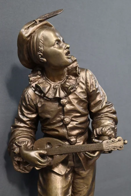 Bronze « Au Clair de la Lune » signé Bouret – Fin XIXe