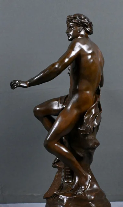 BRONZE SCULTURE サイン入り E. ピコー