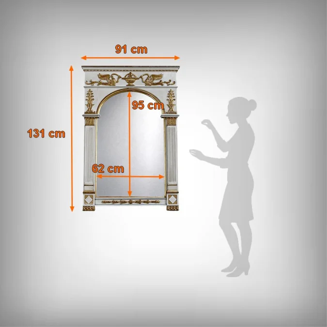 Grand Miroir Trumeau, style Directoire – Début XXe