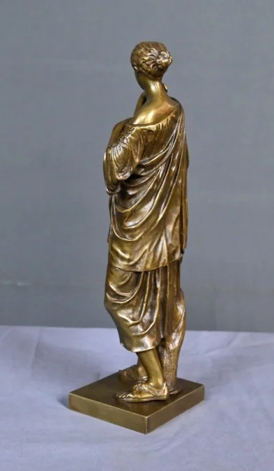 Bronze « Diane de Gabies », d’après Praxitèle, signé Raingo Frères – 2ème partie XIXe