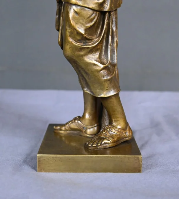 Bronze « Diane de Gabies », d’après Praxitèle, signé Raingo Frères – 2ème partie XIXe