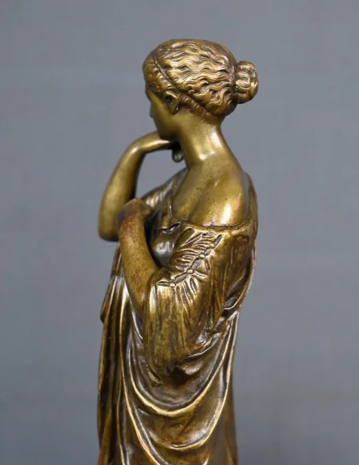 Bronze « Diane de Gabies », d’après Praxitèle, signé Raingo Frères – 2ème partie XIXe