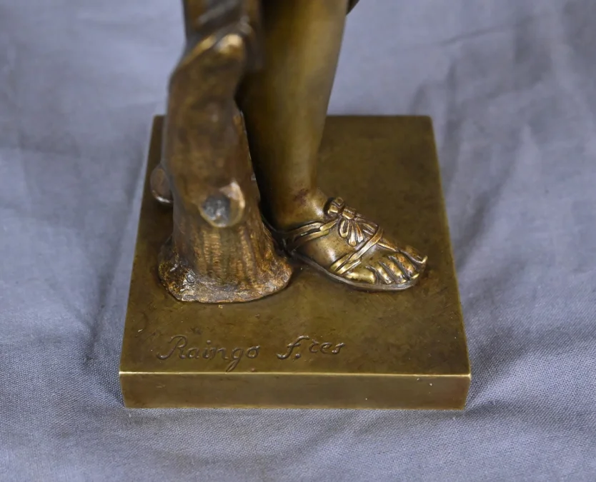Bronze « Diane de Gabies », d’après Praxitèle, signé Raingo Frères – 2ème partie XIXe