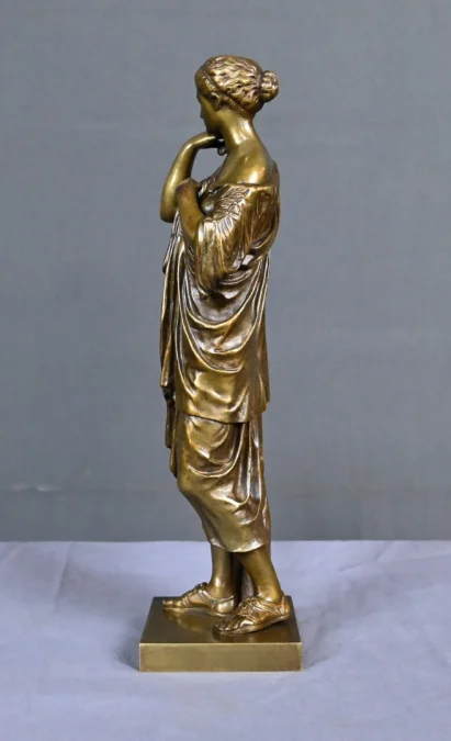 Bronze « Diane de Gabies », d’après Praxitèle, signé Raingo Frères – 2ème partie XIXe
