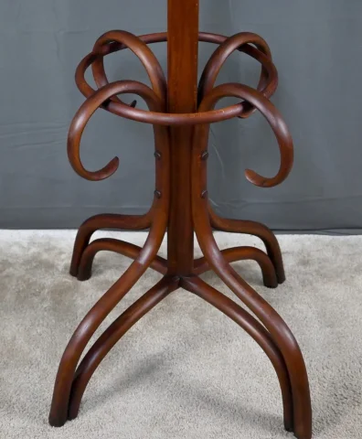 Grand Porte-manteau Perroquet en Hêtre Courbé, goût Thonet – Début XXe