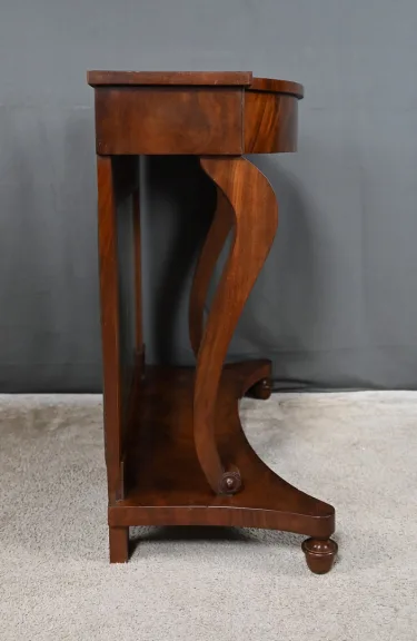 Console en Acajou, époque Restauration – 1re partie XIXe