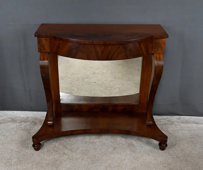 Console en Acajou, époque Restauration – 1re partie XIXe