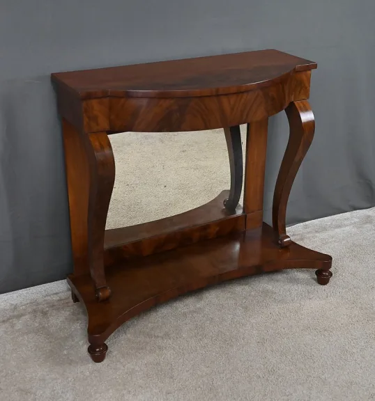 Console en Acajou, époque Restauration – 1re partie XIXe
