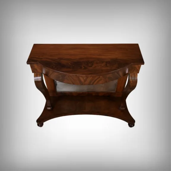 Console en Acajou, époque Restauration – 1re partie XIXe