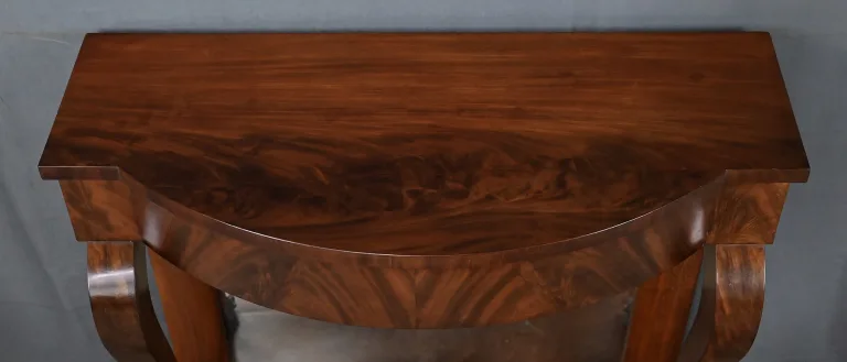 Console en Acajou, époque Restauration – 1re partie XIXe