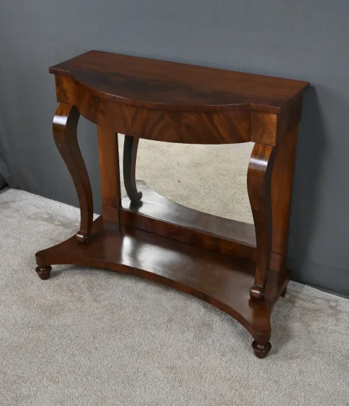 Console en Acajou, époque Restauration – 1re partie XIXe