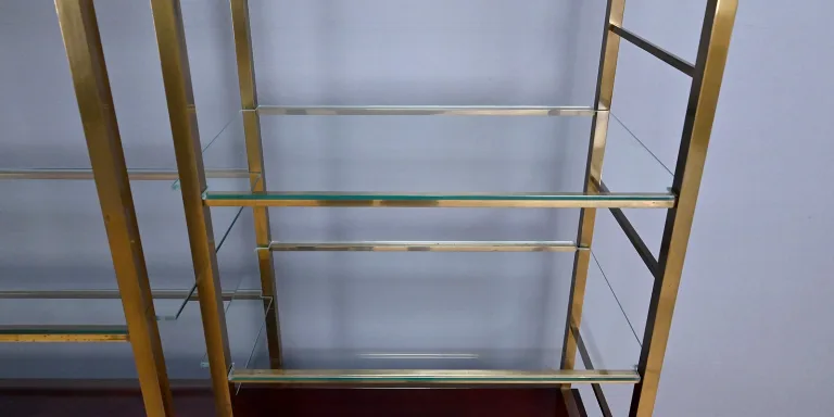 Bücherregal, das Guy Lefèvre für Jansen zugeschrieben wird