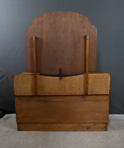 Commode-Coiffeuse en Ronce de Noyer, Angleterre – 1920
