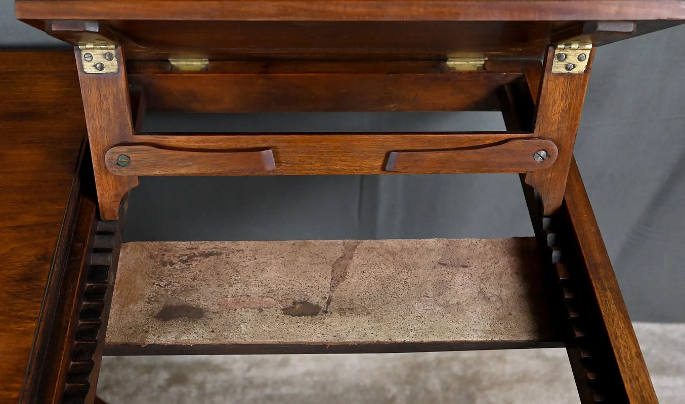 Table de Lecture en Acajou, époque Victorienne, Angleterre – Milieu XIXe