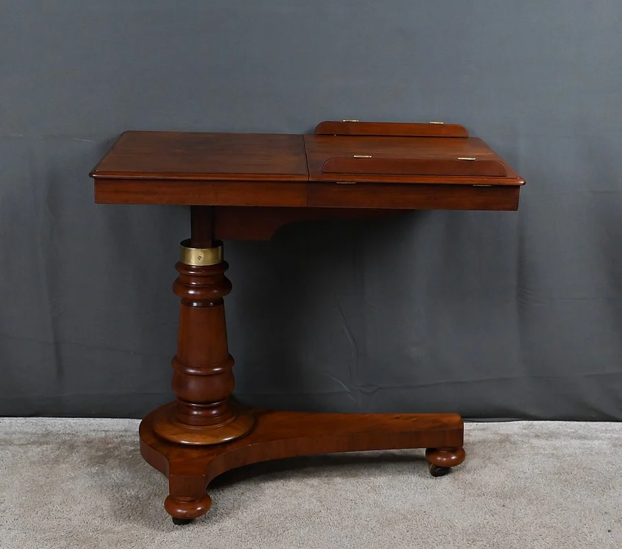 Table de Lecture en Acajou, époque Victorienne, Angleterre – Milieu XIXe