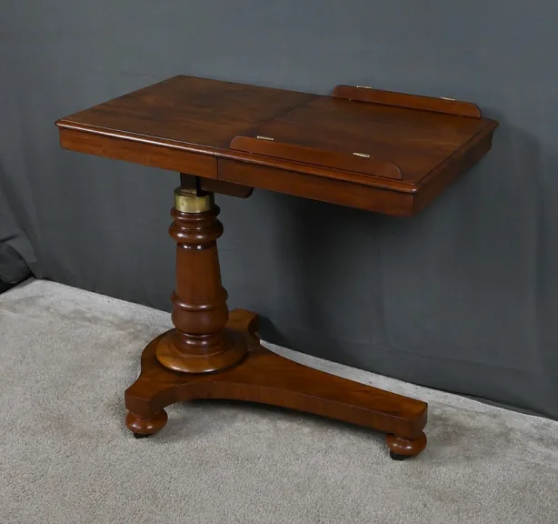 Table de Lecture en Acajou, époque Victorienne, Angleterre – Milieu XIXe