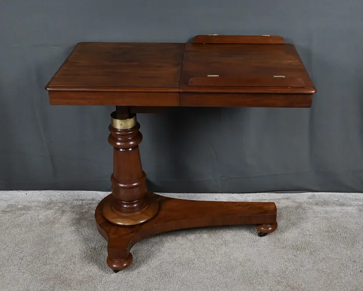Table de Lecture en Acajou, époque Victorienne, Angleterre – Milieu XIXe