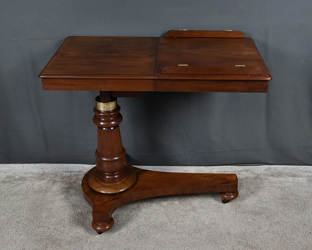Table de Lecture en Acajou, époque Victorienne, Angleterre – Milieu XIXe