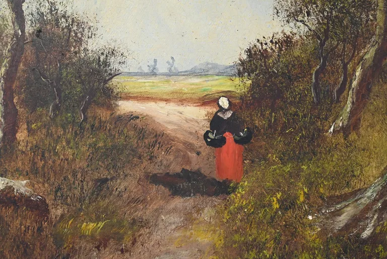ÖL AUF LEINWAND von LUCIE GOURDON