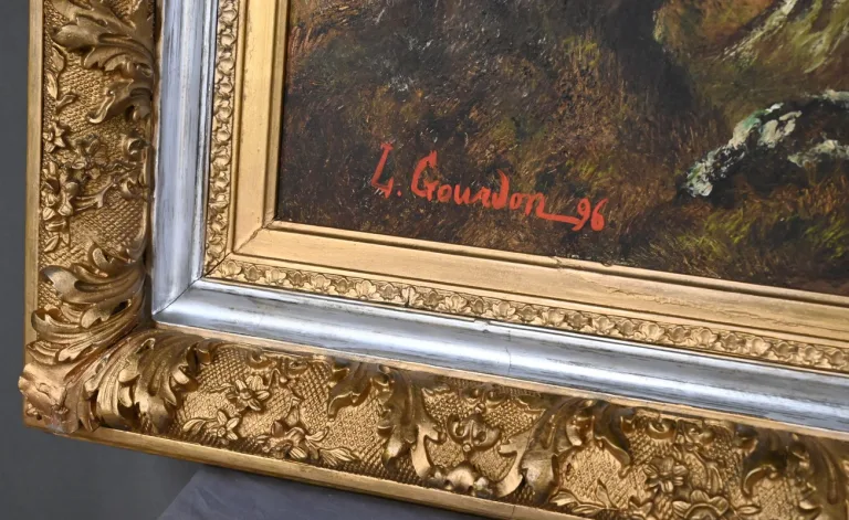 ÖL AUF LEINWAND von LUCIE GOURDON