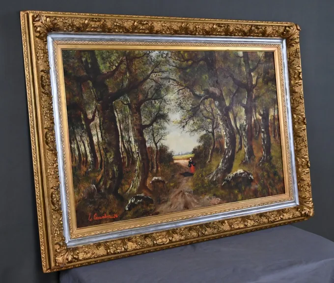 ÖL AUF LEINWAND von LUCIE GOURDON