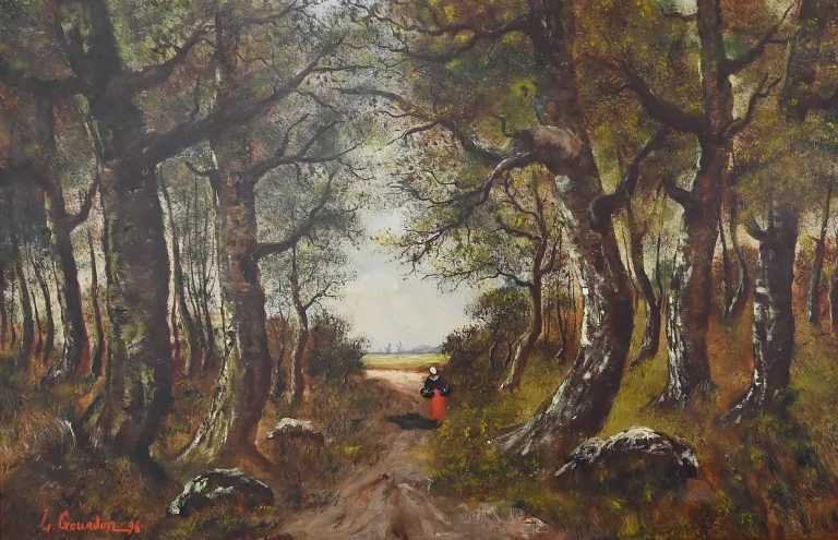 ÖL AUF LEINWAND von LUCIE GOURDON