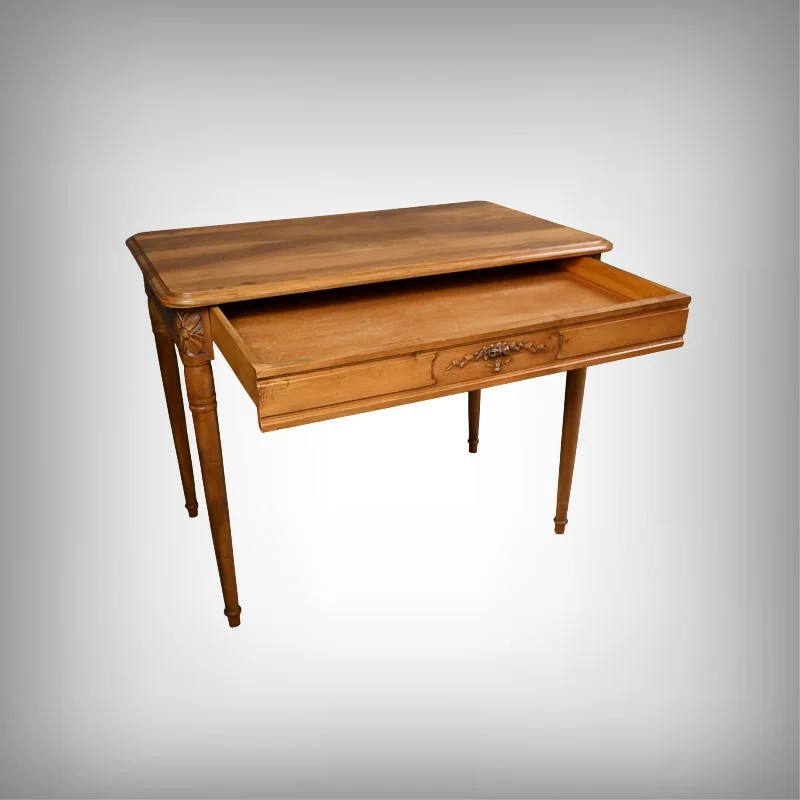 Table-Bureau en Noyer, Maison Henry Geneste – 1ère partie XXe