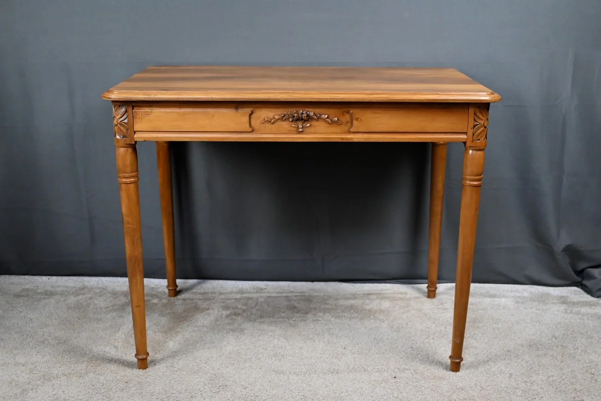 Table-Bureau en Noyer, Maison Henry Geneste – 1ère partie XXe