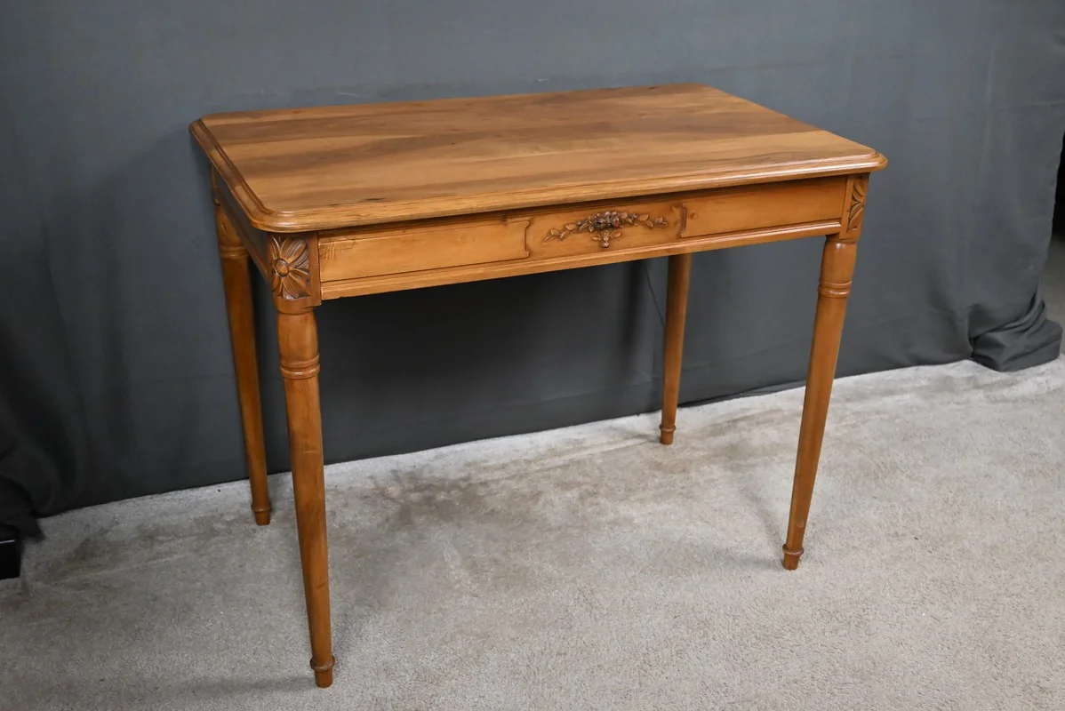 Table-Bureau en Noyer, Maison Henry Geneste – 1ère partie XXe