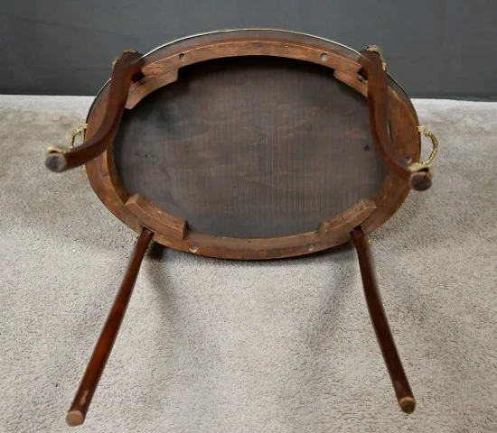 Table à Thé en placage d’Acajou, style Louis XV – Début XXe