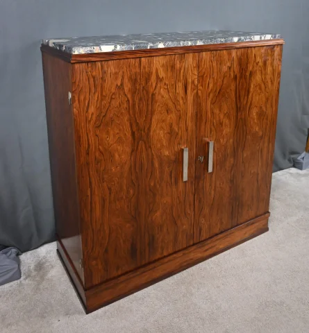 Aparador chapado en palisandro, Art Déco – 1940