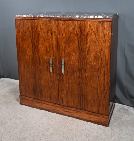 Aparador chapado en palisandro, Art Déco – 1940